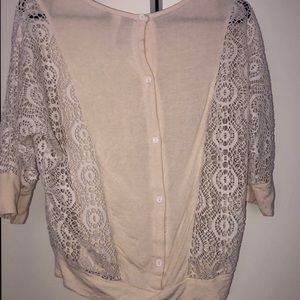 Champagne color Polyester shirt